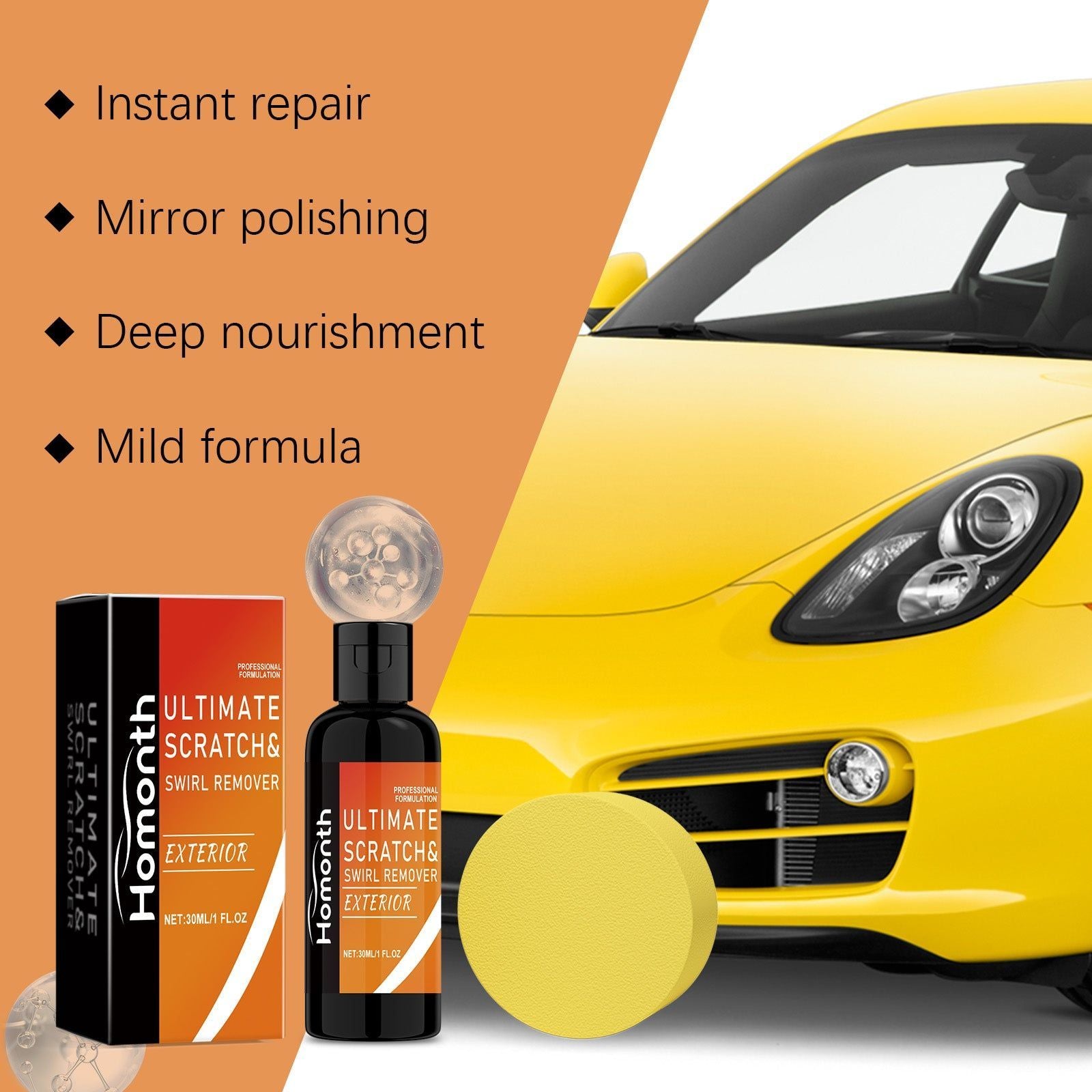 Car Scratch Remover, Fast Paint Repair, Scratch Removal, Car Polishing, Auto Body Restoration ,1set