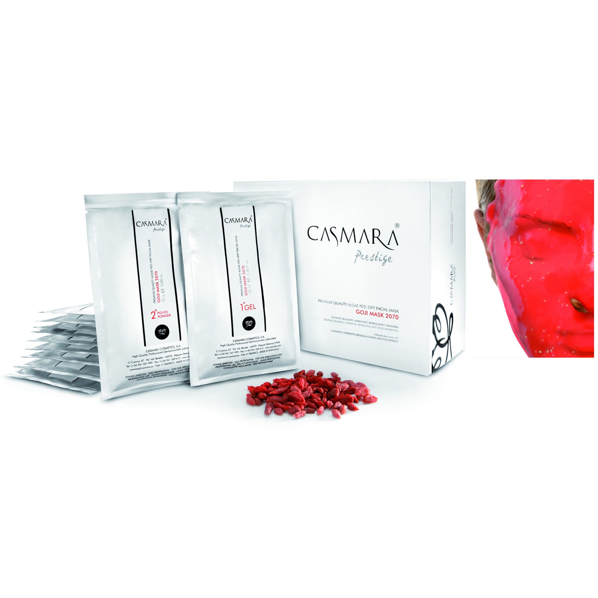 Casmara Goji Mask 2070 Gel and Powder, 1 Pack