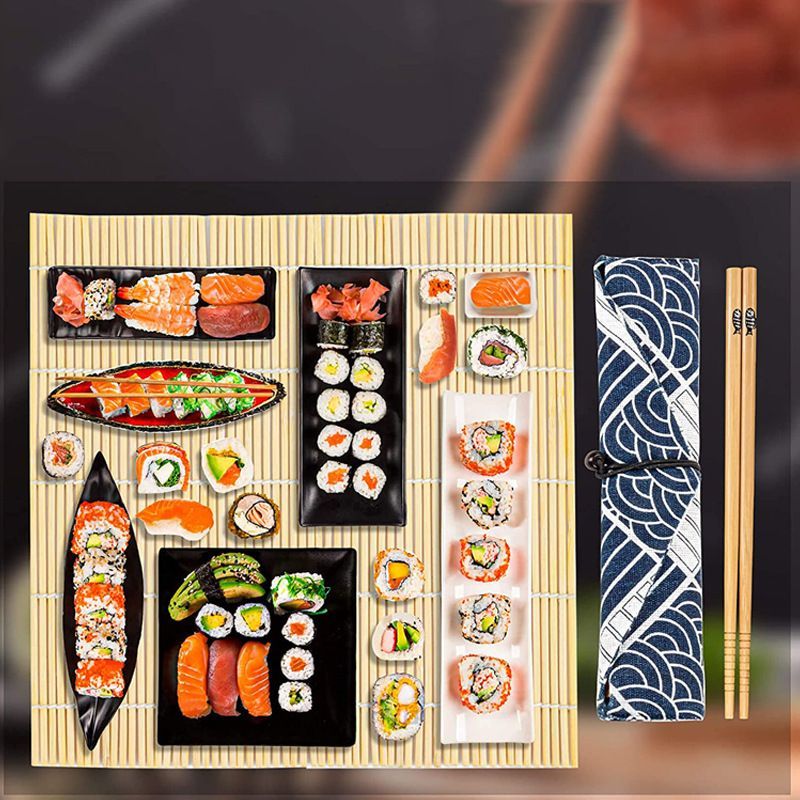 24Pcs Sushi Making Kit All In One Bazooka Roller Set For Beginners Professionals