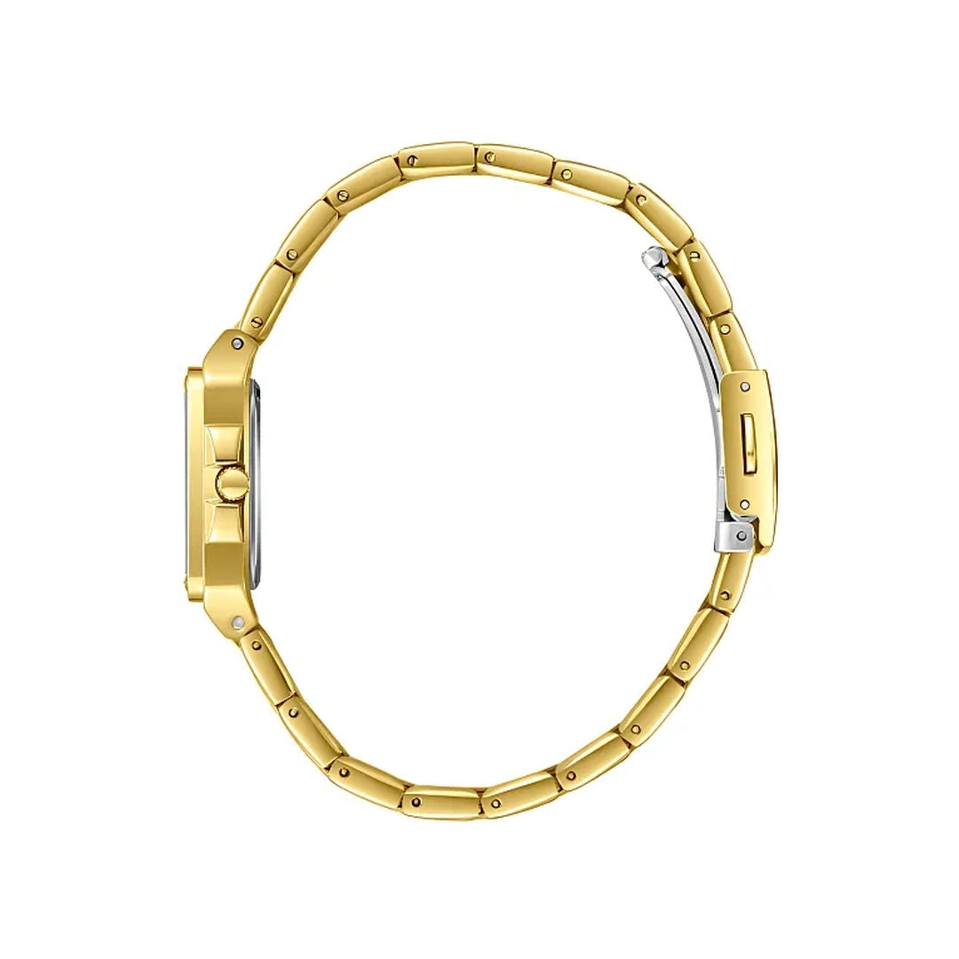 Lee Cooper Women Analog Gold Metal Band Watch, LC08127.190