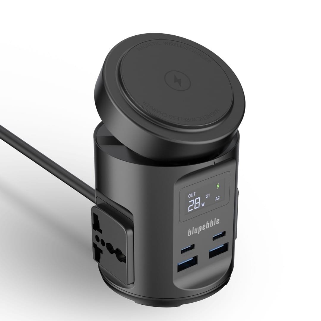 Blupebble Magpod Hub Usb-C Power Delivery And Usb-A Qc3.0 65W Black