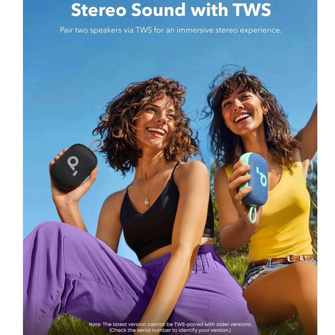 مكبر صوت بلوتوث Anker Soundcore A31X1 Select 4 Go، 5 واط، مدة تشغيل تصل إلى 20 ساعة