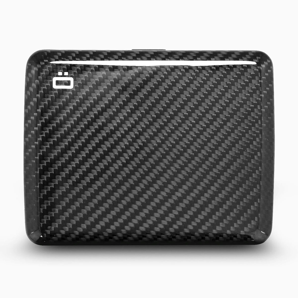 Ogon Aluminum Wallet Large Case V2, Genuine Carbon Fiber Edition