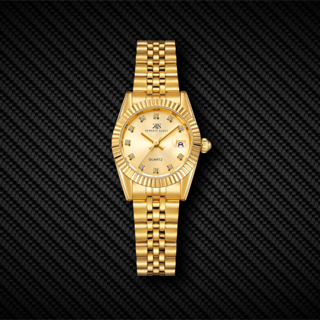 Kenneth Scott Women's Analog Watch, K22536-GBGC
