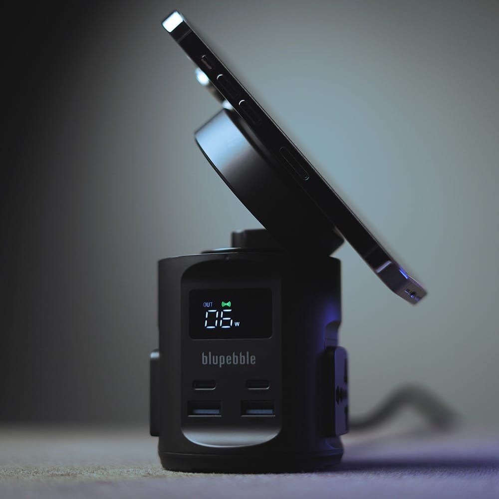 Blupebble Magpod Hub Usb-C Power Delivery And Usb-A Qc3.0 65W Black