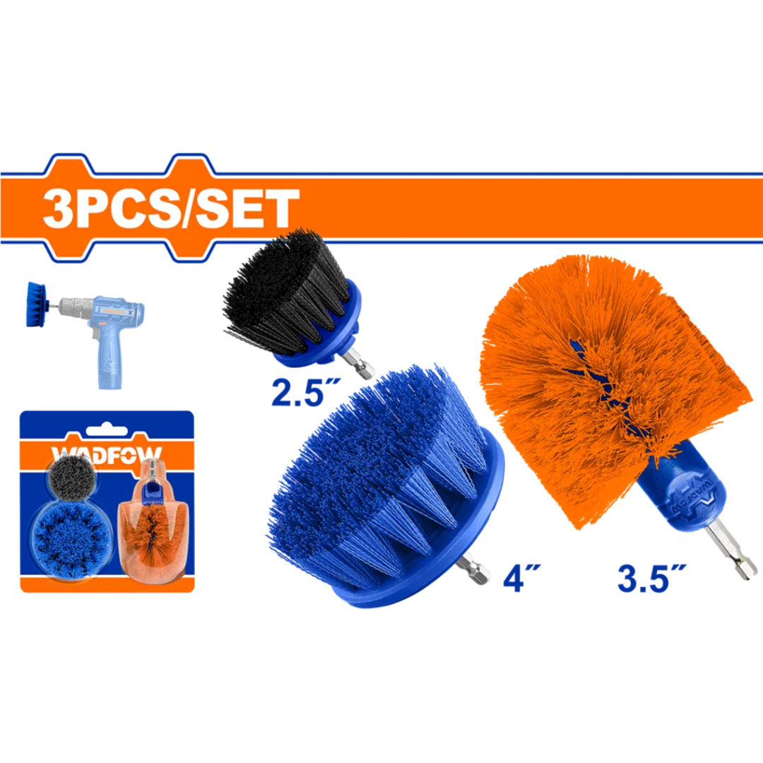 WADFOW 3 Pieces Multipurpose Drill Brush Kit