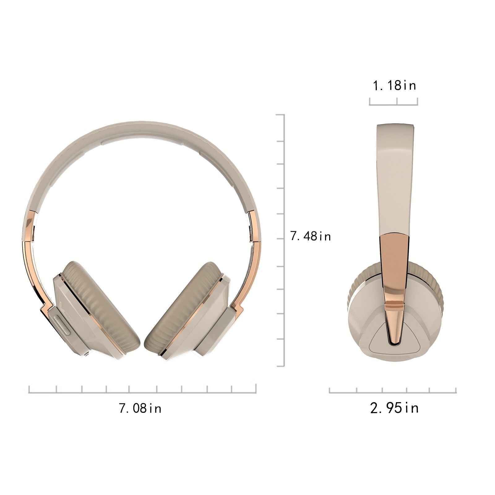 Noise Cancelling Bluetooth Headset Wireless Foldable Gaming Stereo Headphones