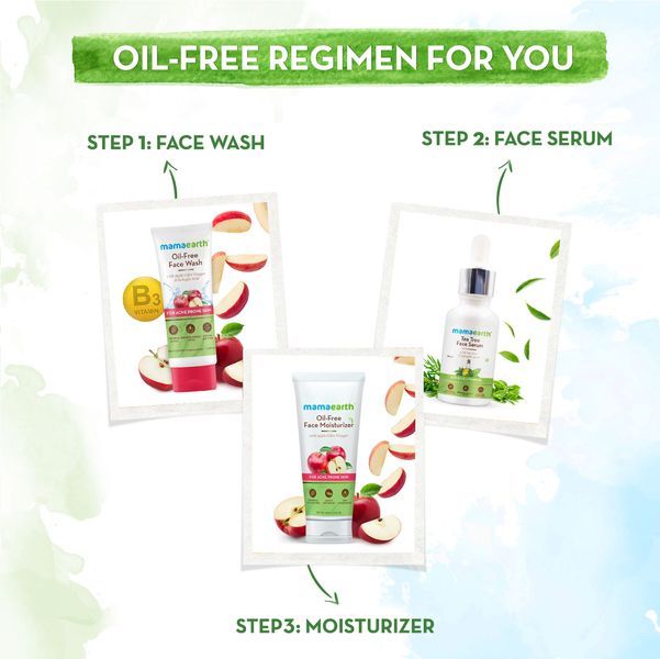 MAMAEARTH Oil Free Face Wash for Oily Skin, with Apple Cider Vinegar 100 ml