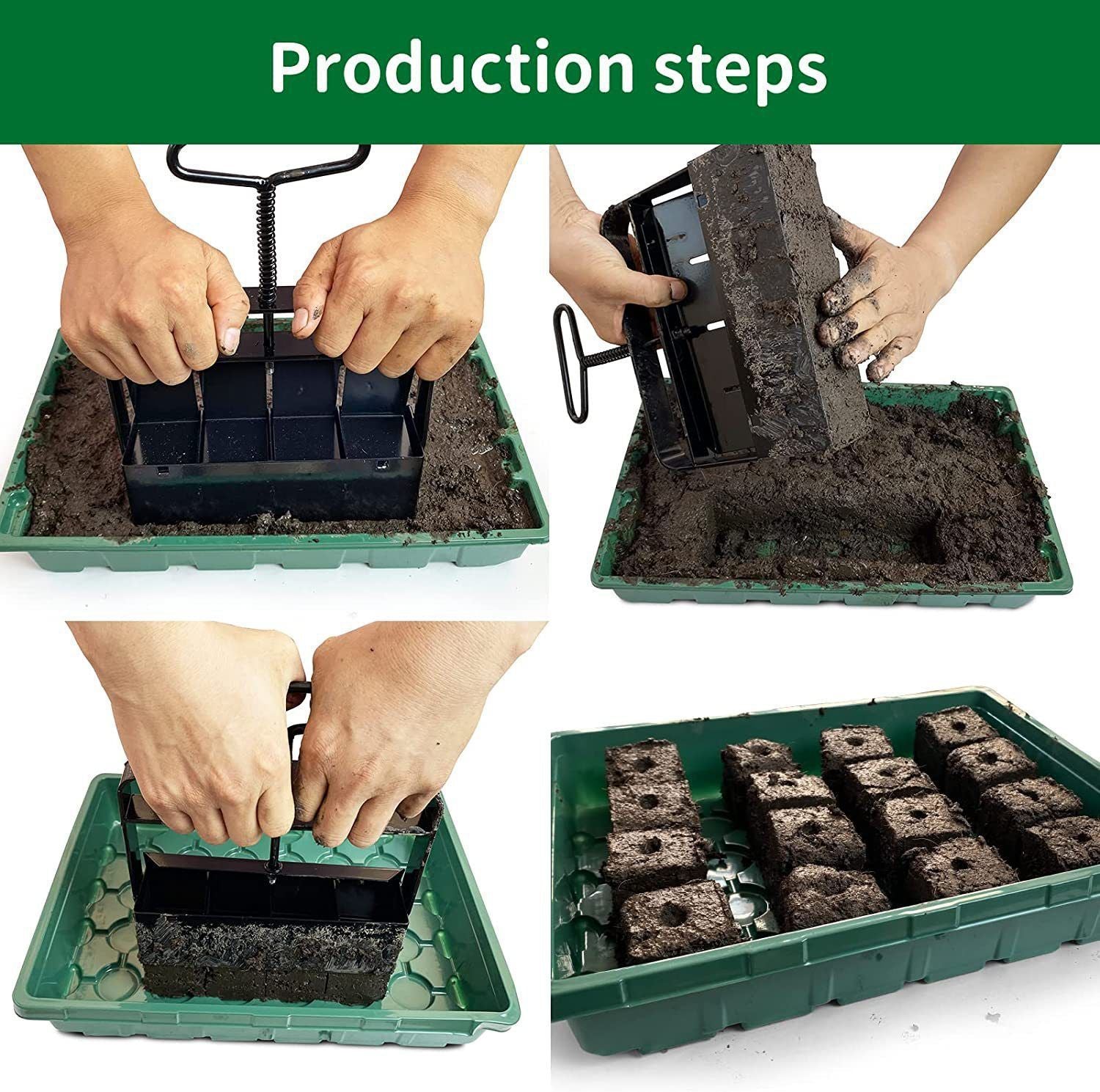 Soil Blocker Manual Soil Block Maker Mold Blocking Tool Soil Stopper