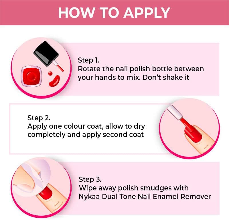 طلاء أظافر Nykaa Mirror Chrome باللون الوردي Pinwheel  اللون رقم 177