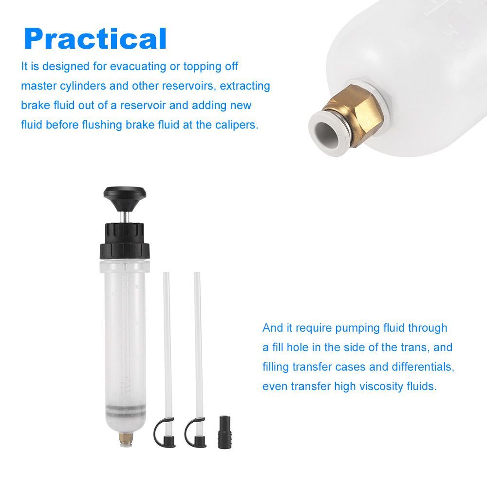 Fluid Extraction Filling Syringe Syringe Transfer Liquid Pump Automotive Oil Extractor
