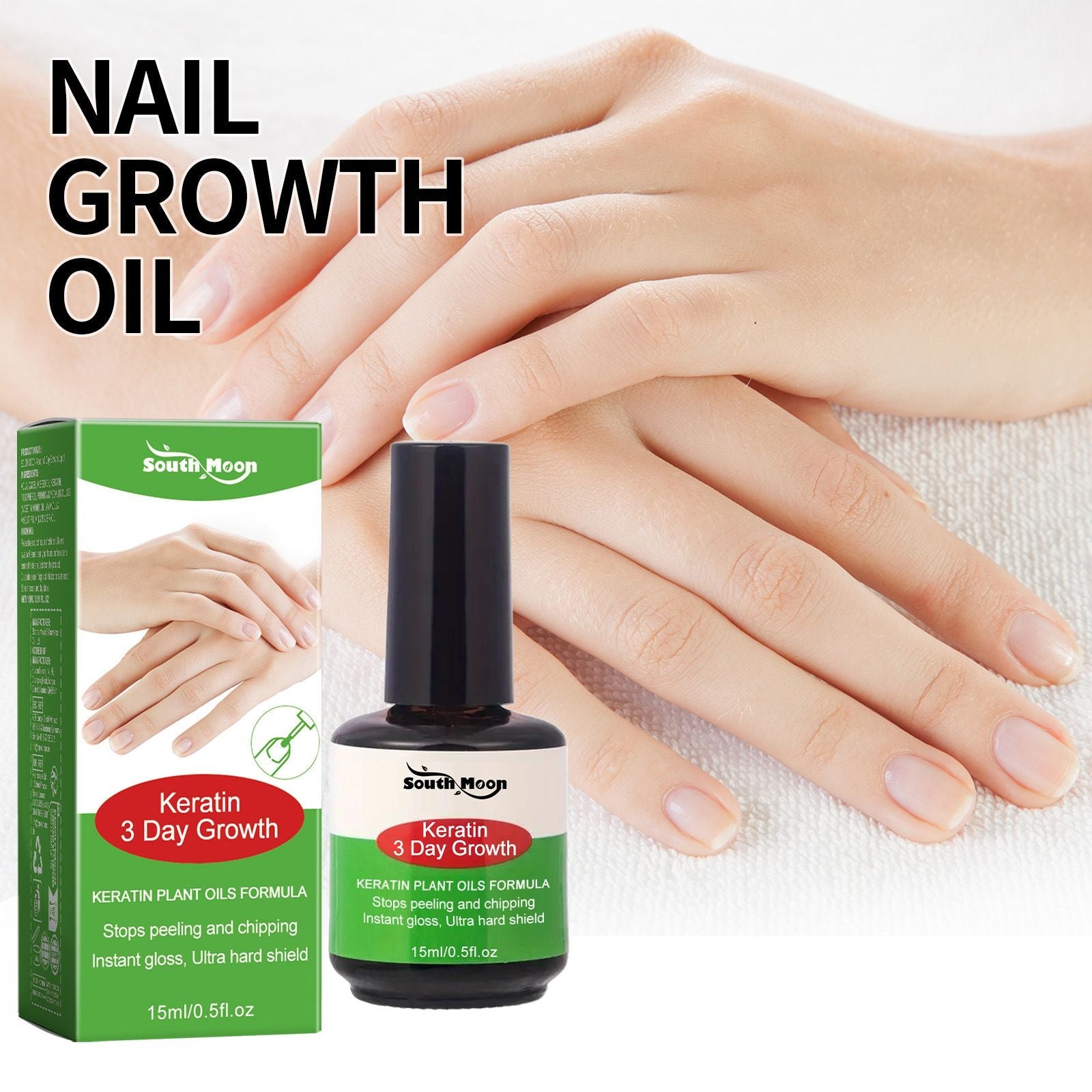 Nail Care Serum with Tea Tree Keratin Vitamin E 15ml