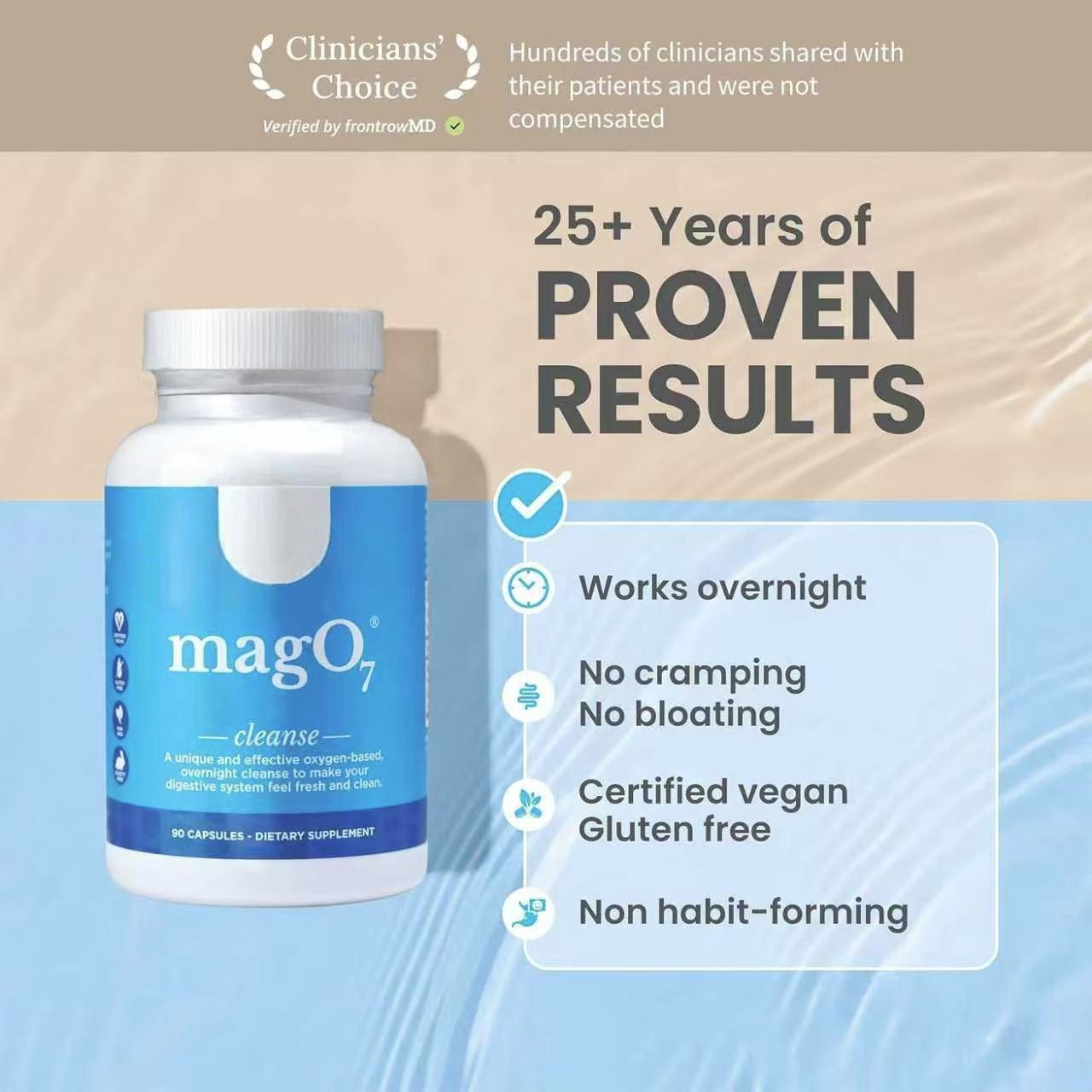 Cleanse Oxygen-Based Digestive Cleanse Capsules | Dietary Gut Detox Supplement