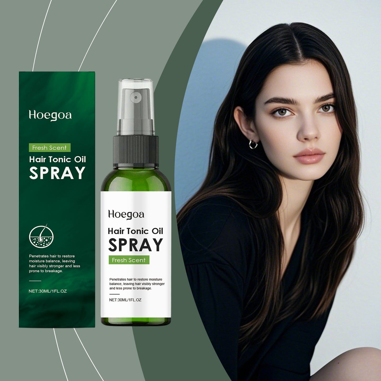 Revitalize Hair Care Essential Oil Spray, Hydrates, Protects, Reduces Frizz ,30ml
