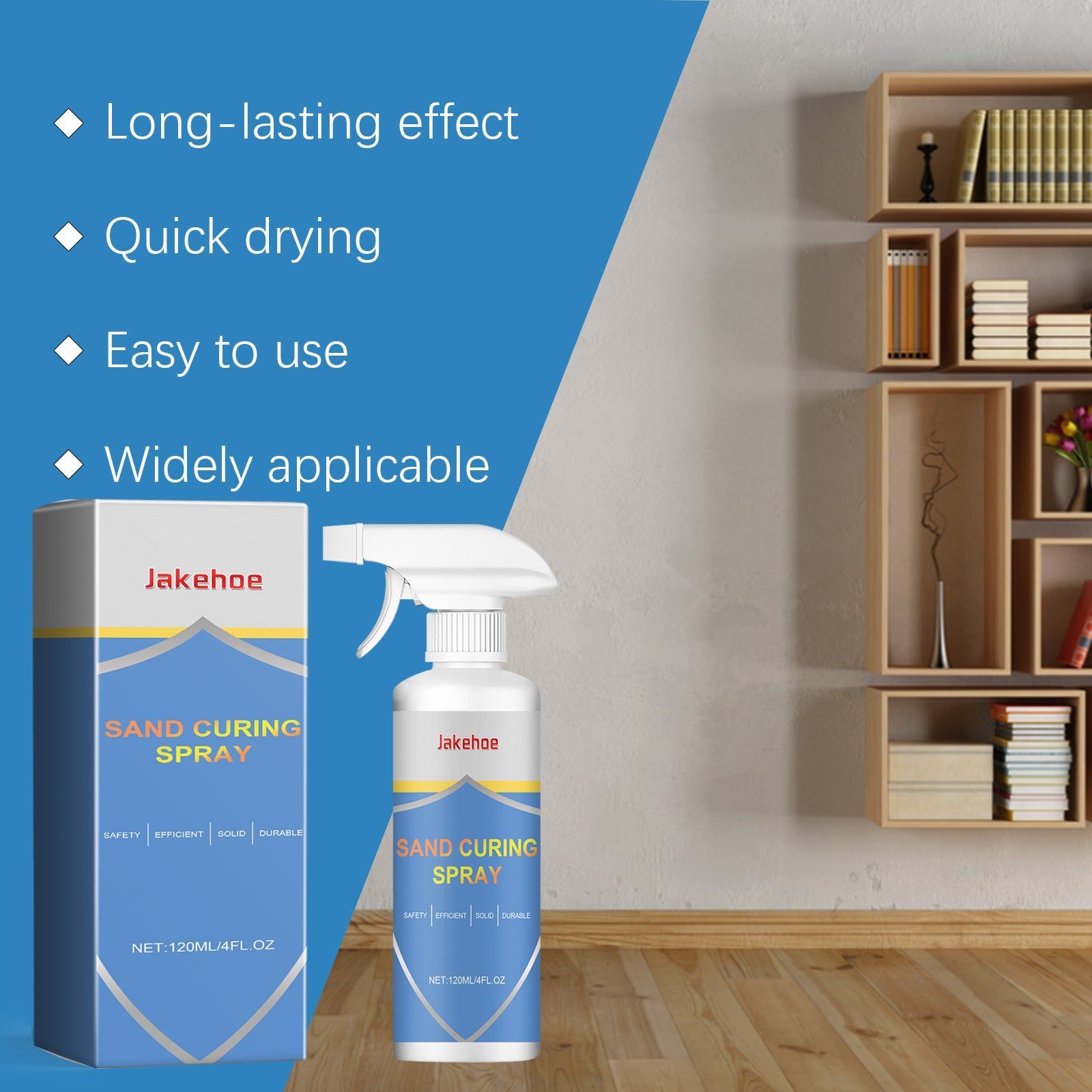 Cleaning Spray, Outdoor Wall Curing Stain Remover, Durable Surface Protection ,120ml