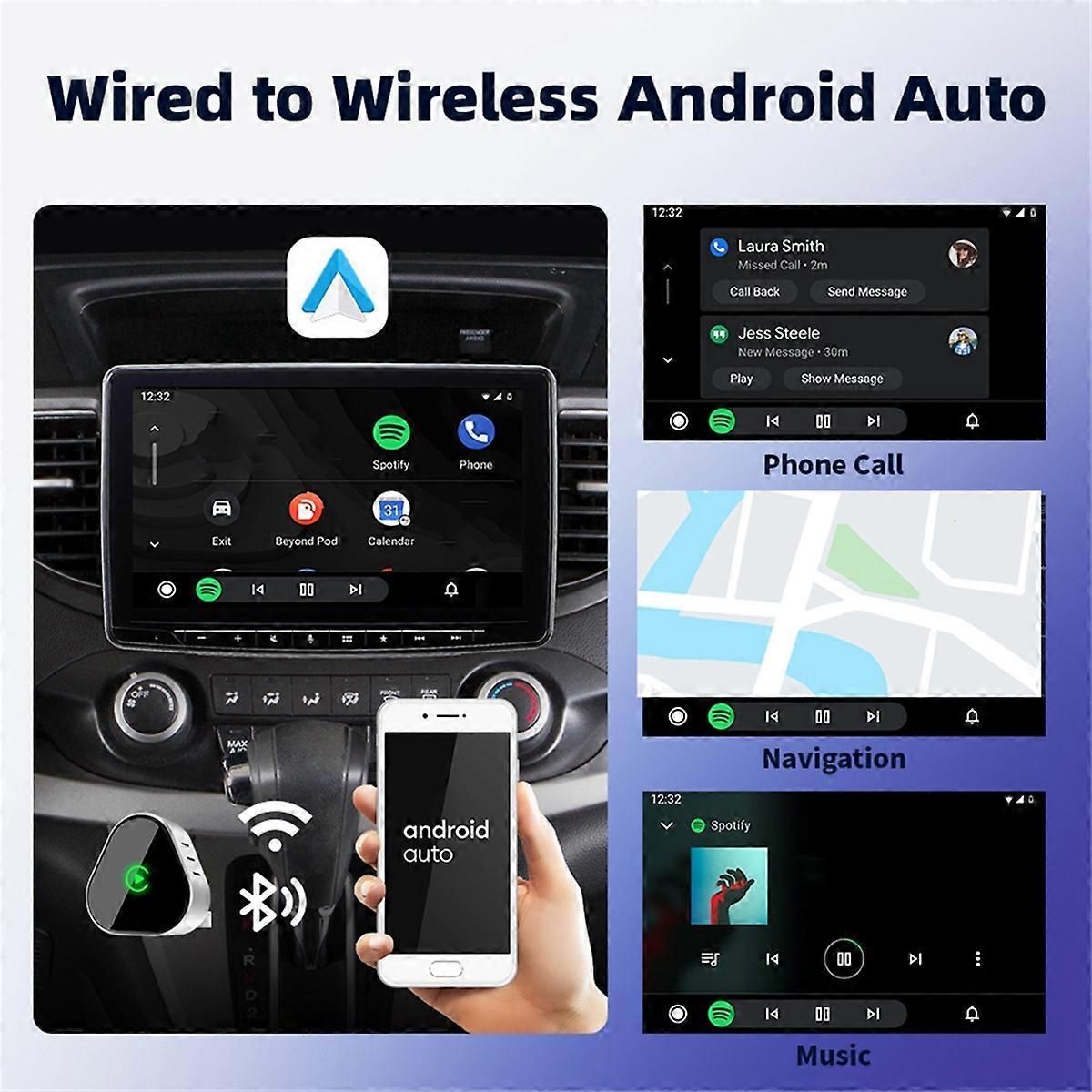 Mini Wireless CarPlay Android Auto Adapter
