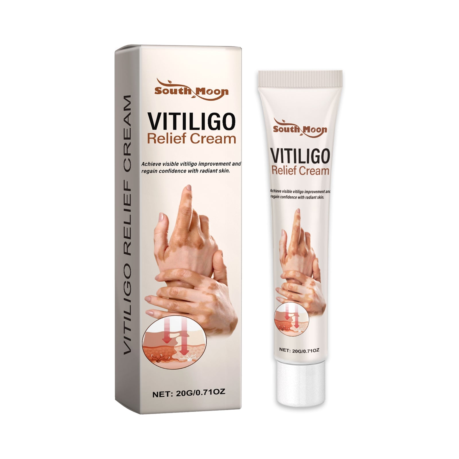 Revitalize Skin with Body Care Cream, Soothes Itching, Moisturizes, Natural Healing ,20g