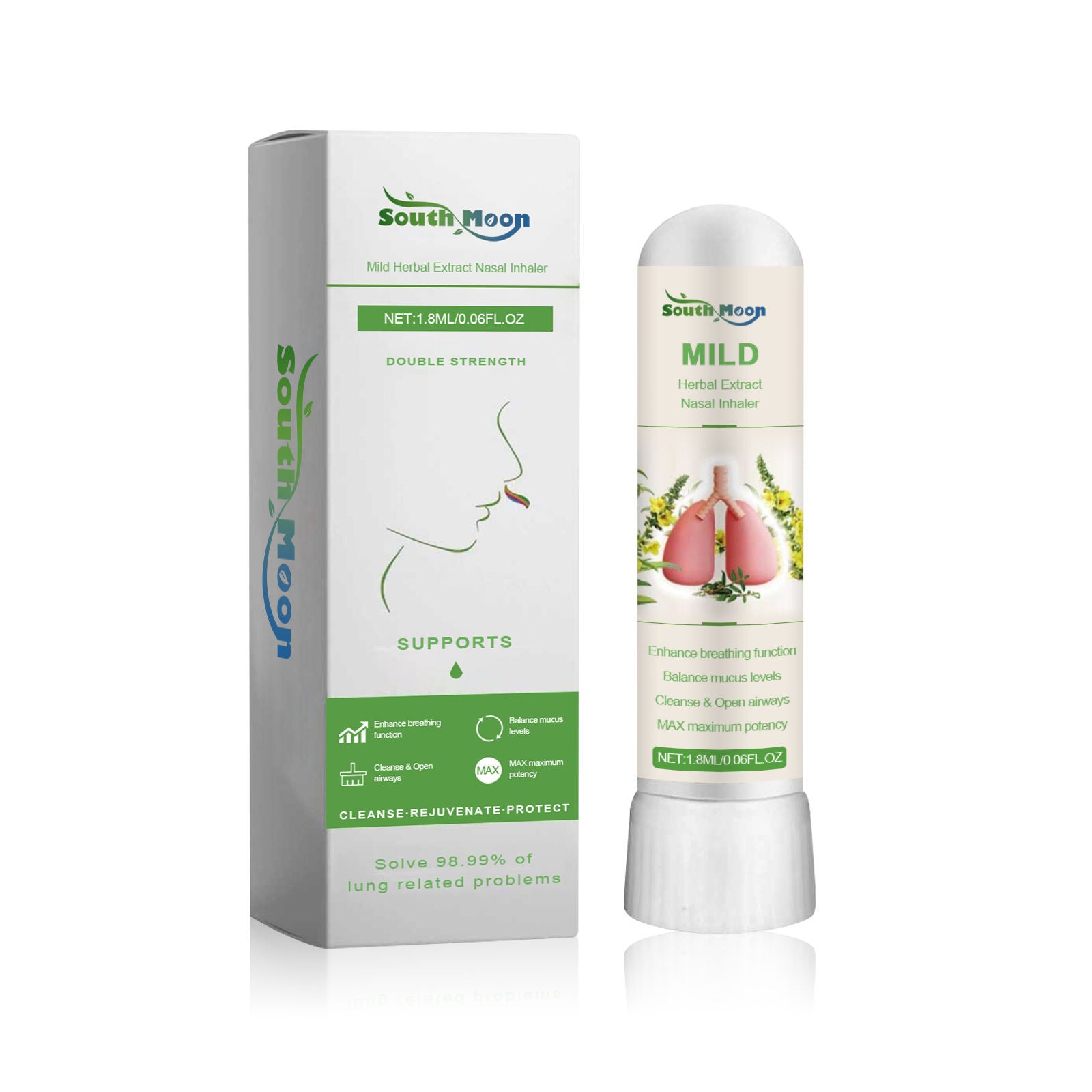 Body Care Nasal Suction Stick, Portable, Relaxing, Natural Inhalation ,1.8ml