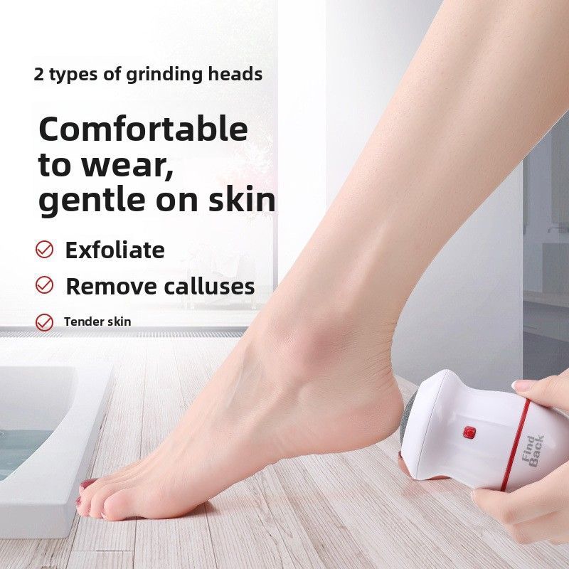 Rechargeable Electric Foot Callus Remover White