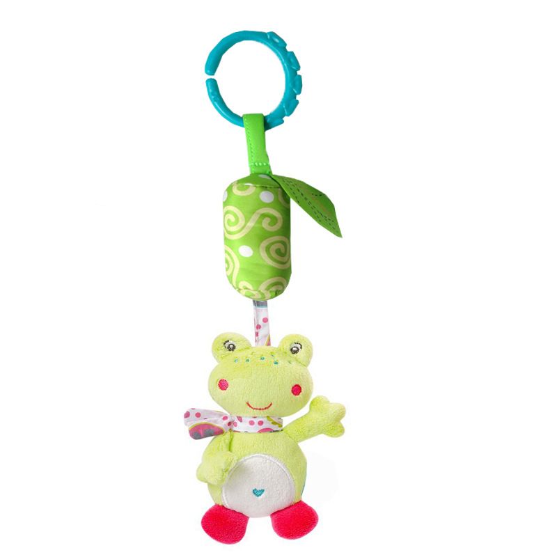 4 Pcs Baby Hanging Rattles Toys Newborn Crib Toys Car Seat Stroller Toys