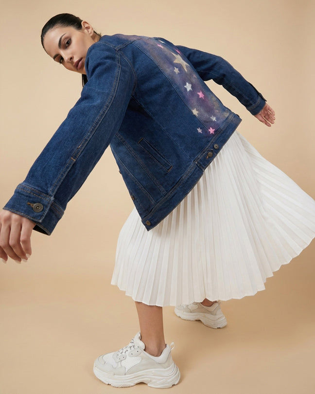 By Carmenzo Stars denim jacket