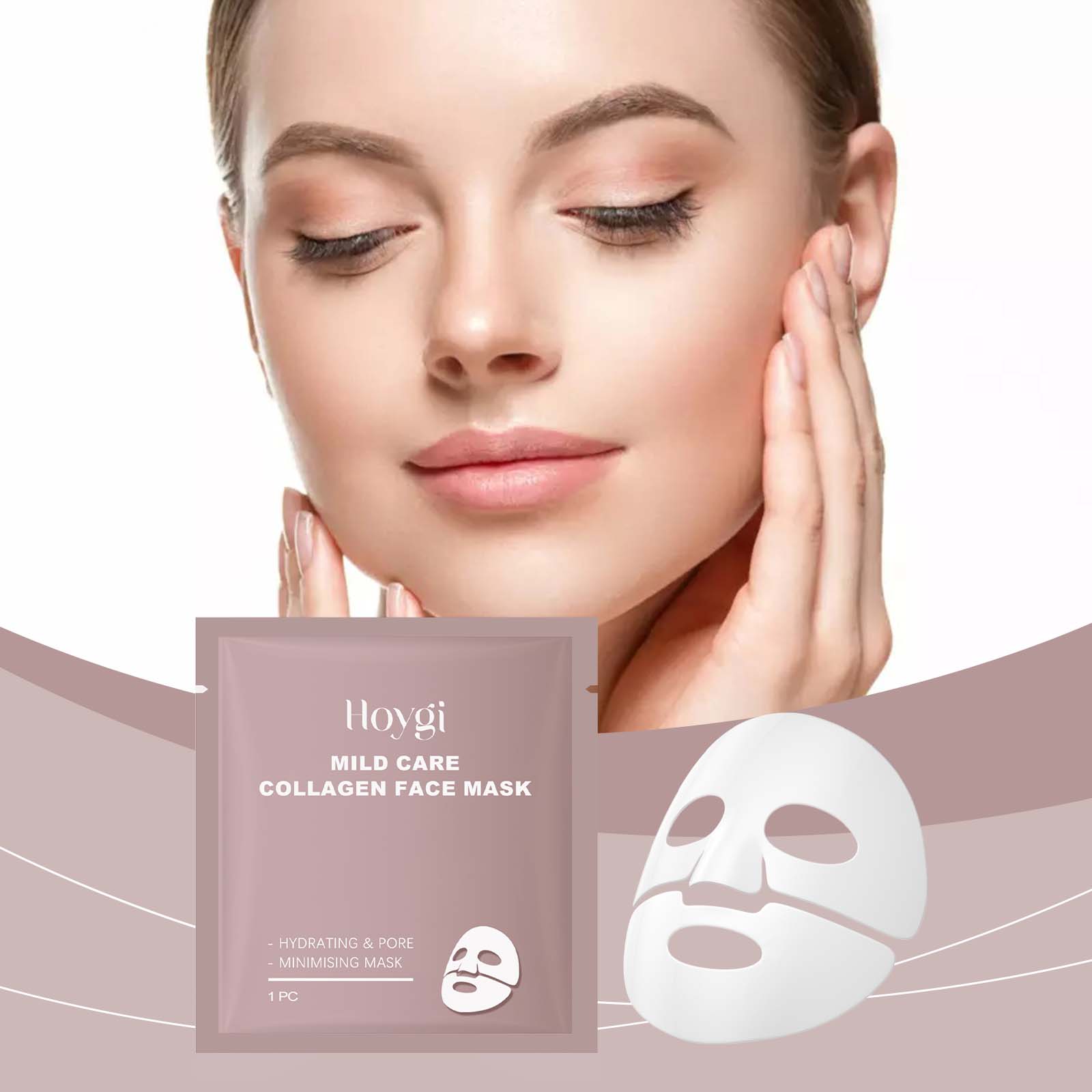 Collagen Hydrating Mask, Deep Moisturizer, Rejuvenates, Brightens, Tightens Skin, Facial Care ,1pcs
