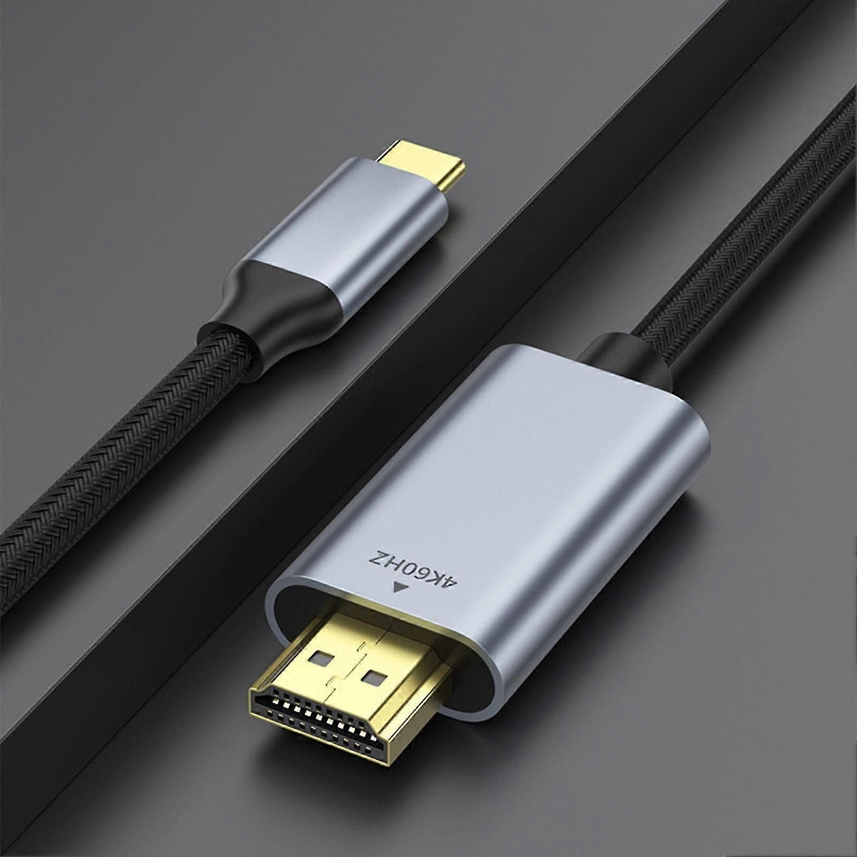 Type C to HDMI Adapter 4K 60Hz for Laptop Phone PS5 Xbox and Monitors