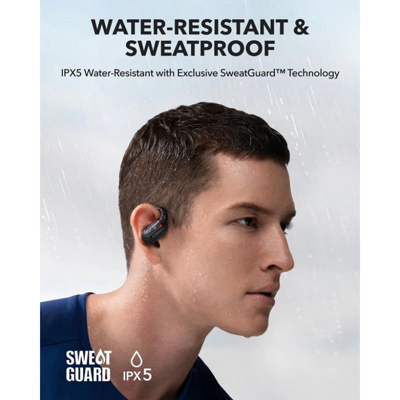 Anker Soundcore V30i Open-Ear Wireless Earbuds, Black