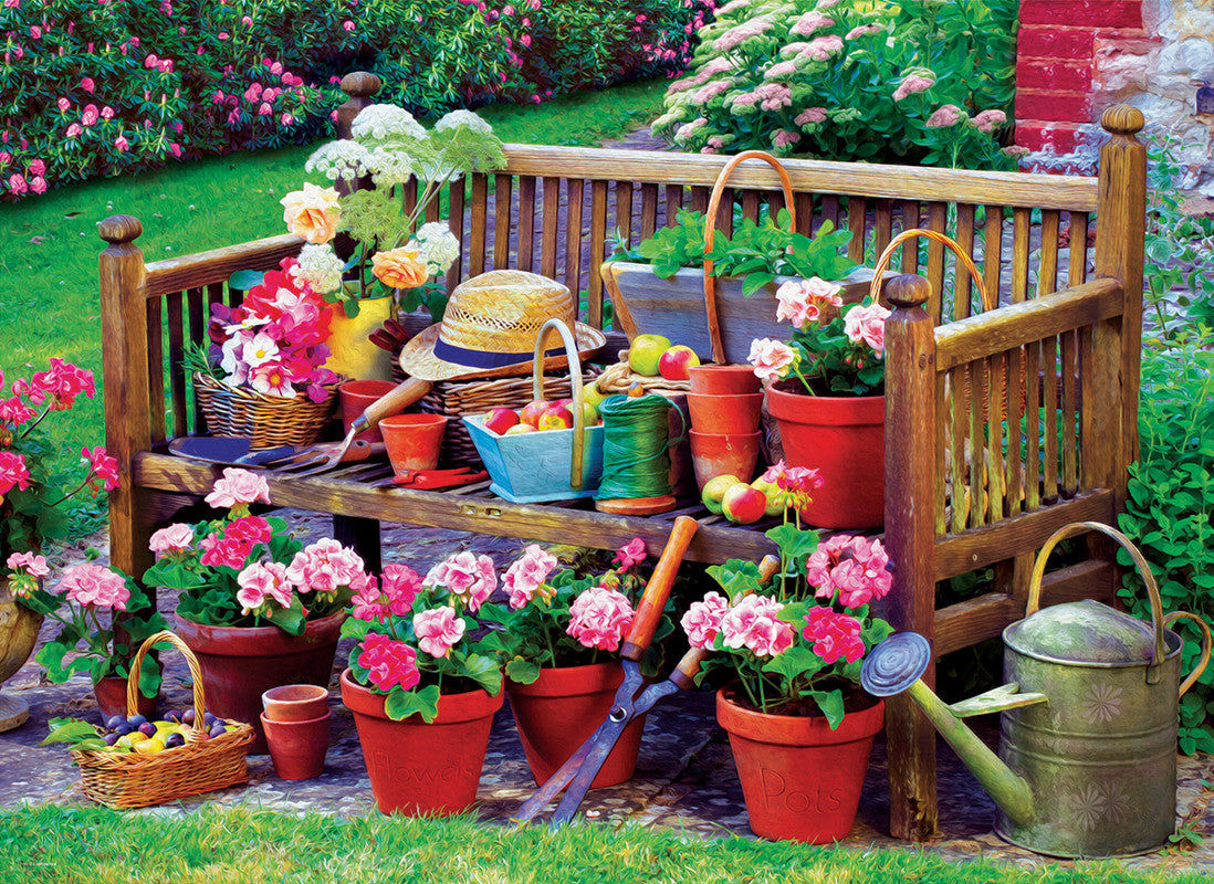 Garden Bench - 1000 Pcs Puzzle