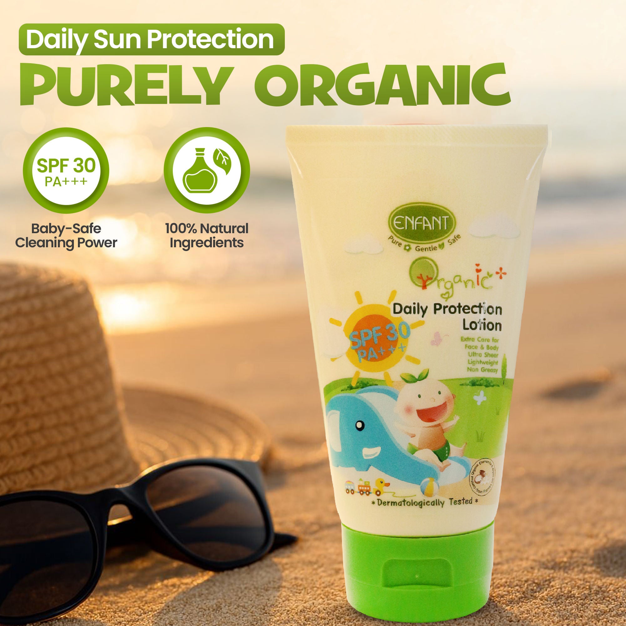 ENFANT Organic Plus Daily Sun Protection Lotion 150 ML