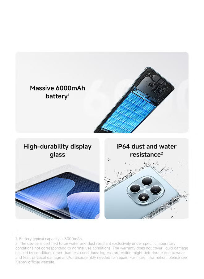 شاومي Redmi Note 15 4G أزرق جليدي 8 جيجابايت رام 256 جيجابايت