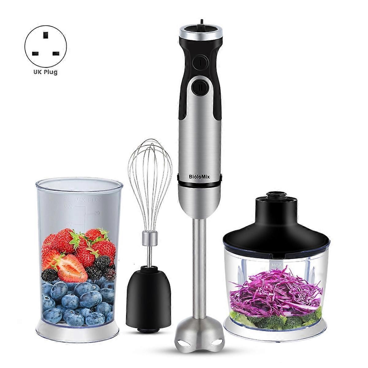 Hand Blender, Variable Speed Blender, Meat Grinder UK Plug