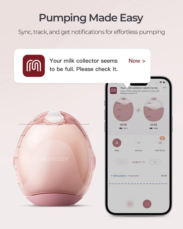Momcozy Air 1 Ultra-Slim Wearable Breast Pump