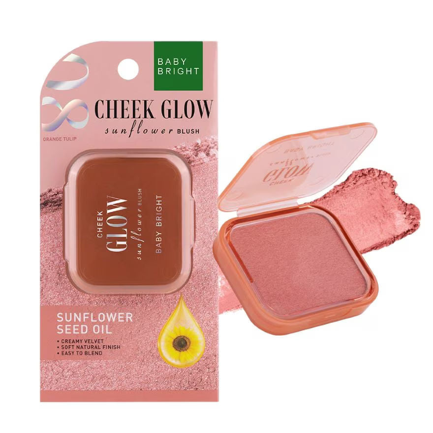 CHEEK GLOW SUNFLOWER BLUSH 5.2G BABY BRIGHT (M) 08 ORANGE TULIP