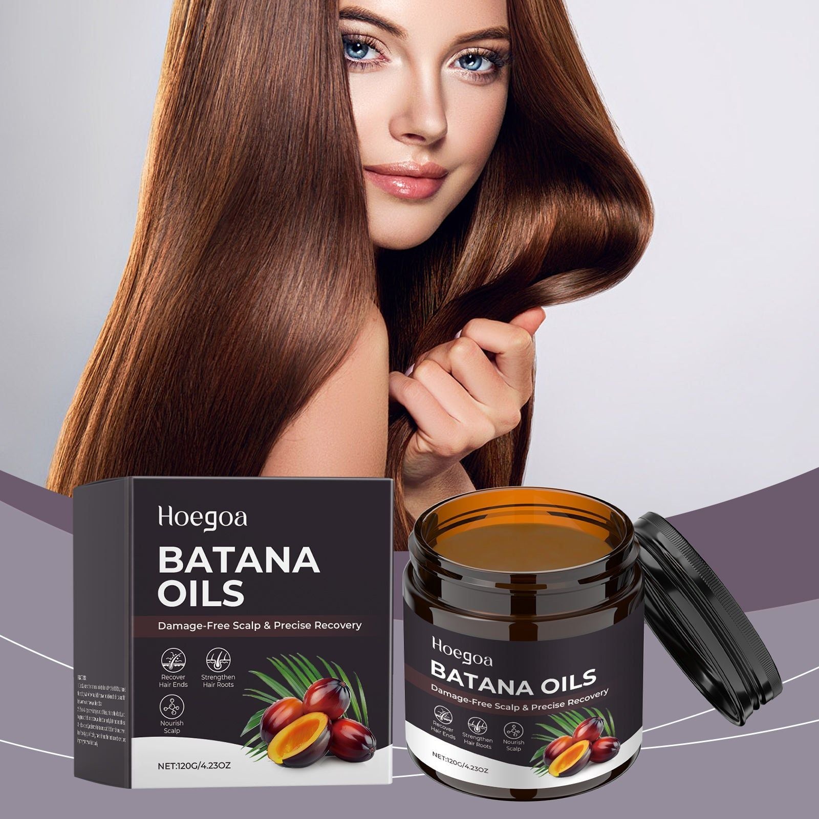 Batana Hair Care Cream Nourish and Retain Fragrance for Strong Shiny Hair ,120g