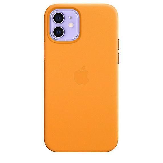 For iPhone 12/12 Pro - Leather Case with MagSafe, Stylish and Protective Phone Cover