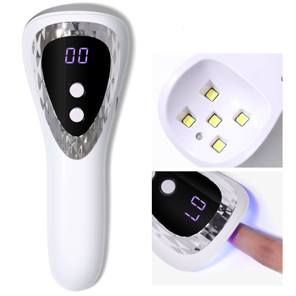 Rechargeable Handheld Nail Lamp Portable LED Handheld Nail Art Phototherapy Machine