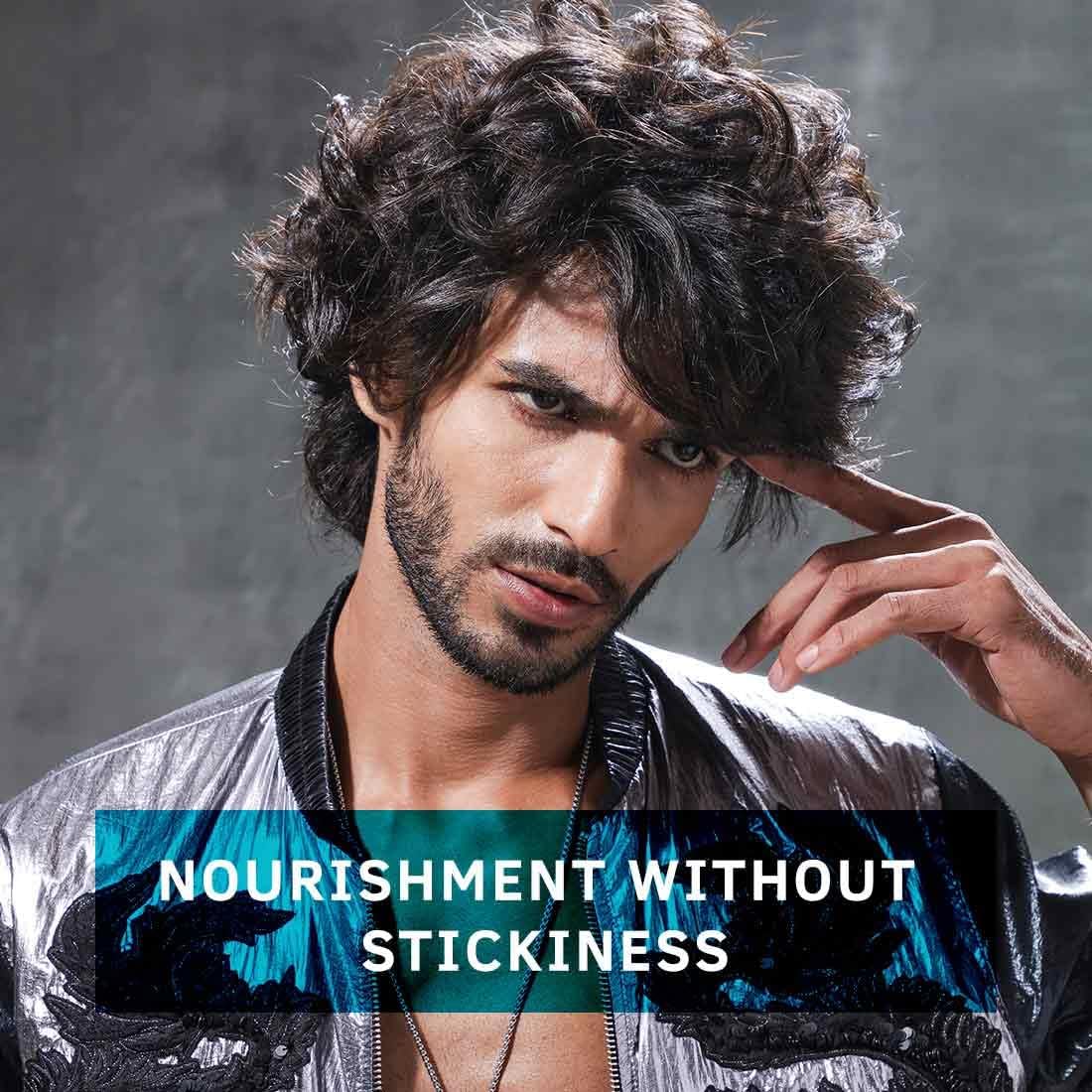 كريم الشعر USTRAA مع مستخلص بذور الكتان البري وزيت جنين القمح للاستخدام اليومي 100 جرام