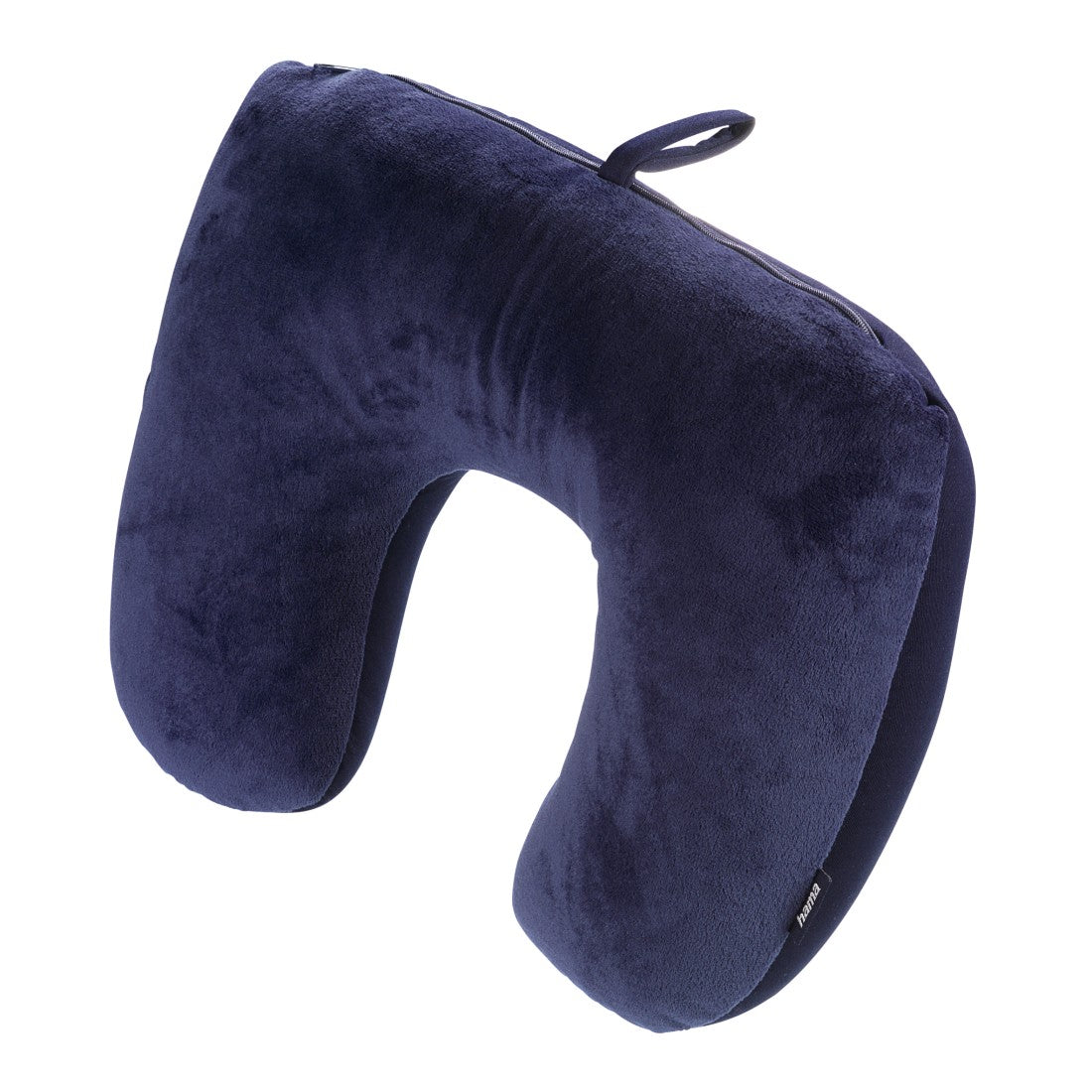 Hama 105366 2in1 micro pearl travel pillow, Dark Blue / Berry