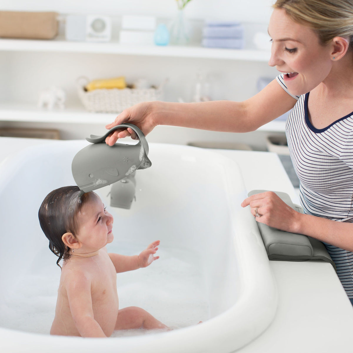 Skip Hop Moby Waterfall Rinser - Gray