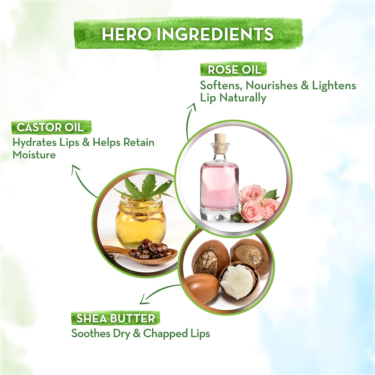 Mamaearth Rose Tinted 100% Natural Lip Balm For Bright Lips, With Rose & Castor Oil For 12 Hour Moisturization - 2 G