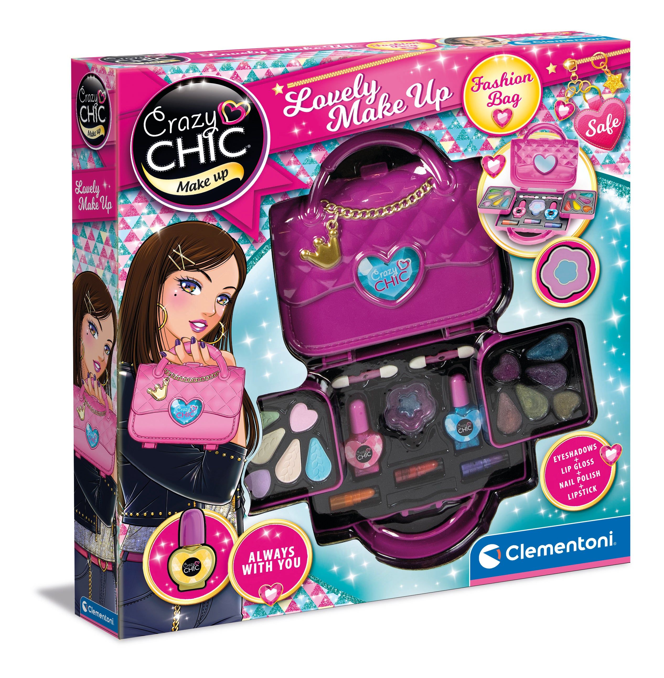 Clementoni Crazy Chic Lovely Make Up Bag