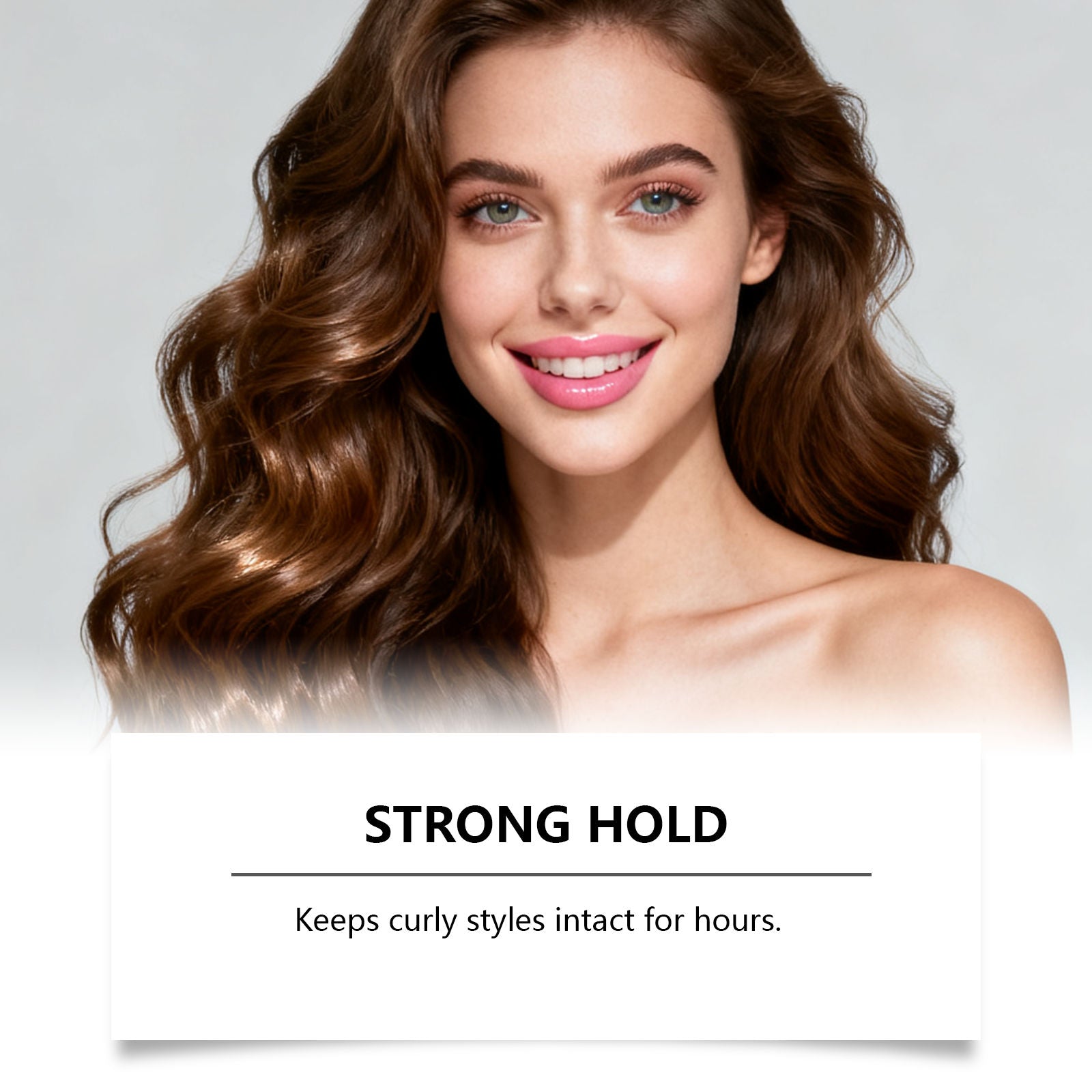 Curl Setting Cream, Natural Shine, Long-Lasting Style, Easy to Use ,120g
