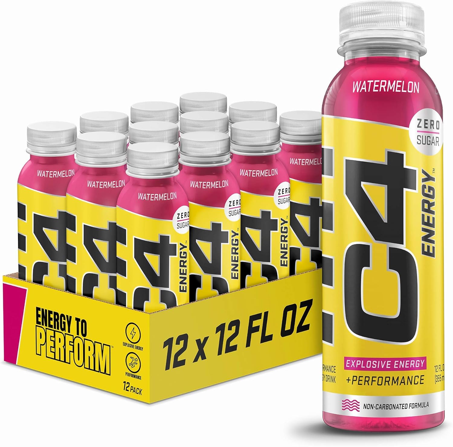C4 Energy Non-Carbonated Watermelon 12 FL OZ (355 ml)