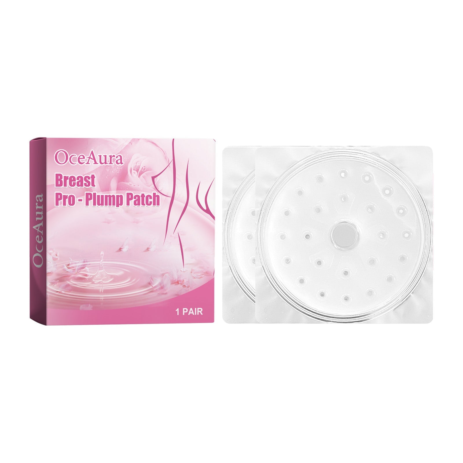 Breast Pro-Plump Patch, Chest Care, Firming, Anti-Sagging, Moisturizing, Natural Enhancement ,1pair