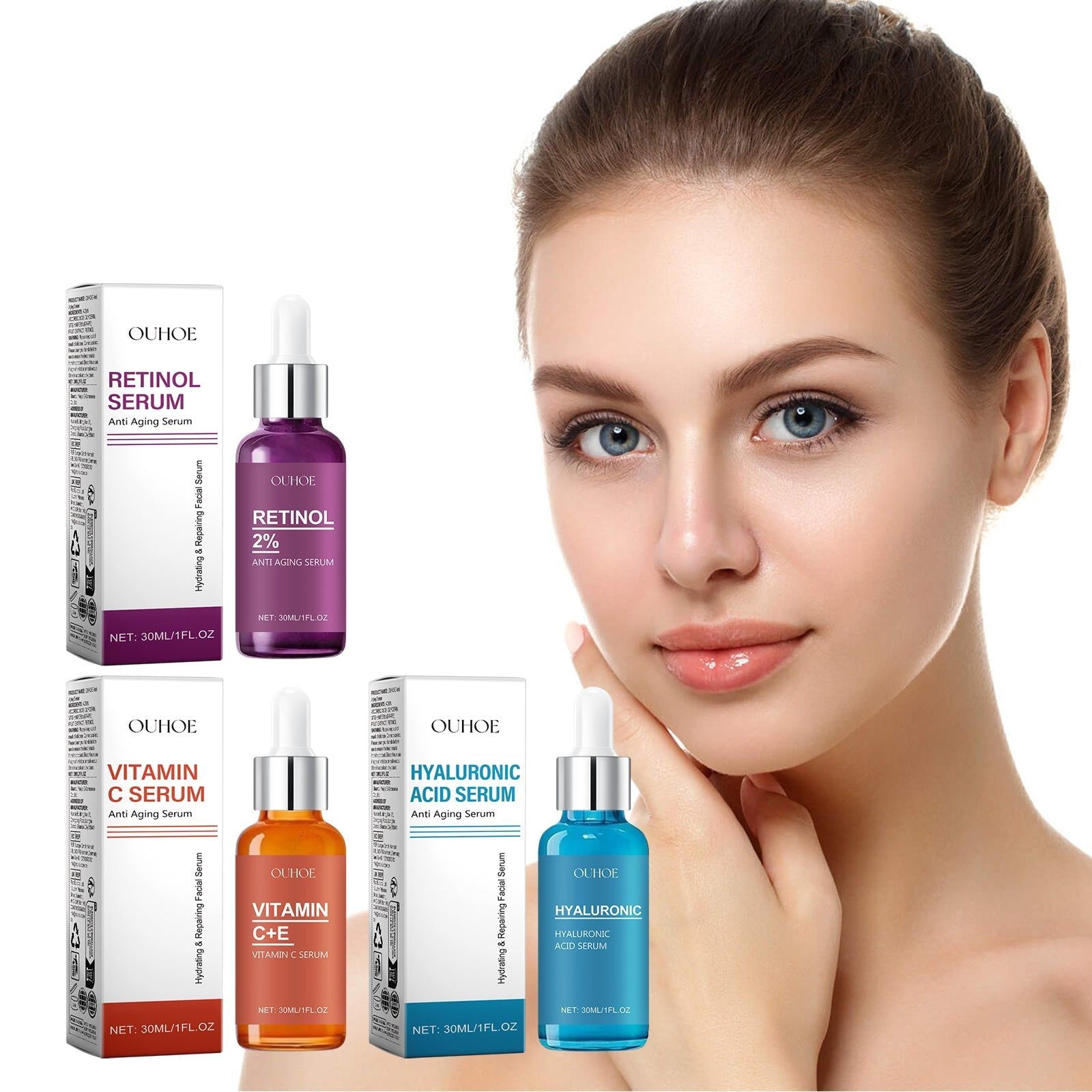 Revitalize Your Skin with Grape Fruit Essence, Anti-Aging, Moisturizing, Facial Care ,30ml