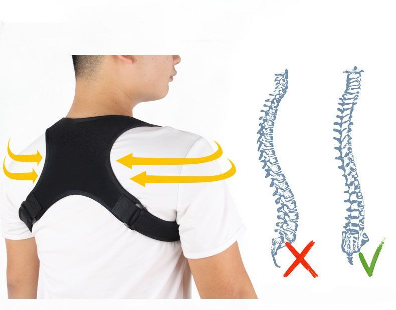 Posture Corrector Back Shoulder Support Correct Back Posture Brace Belt