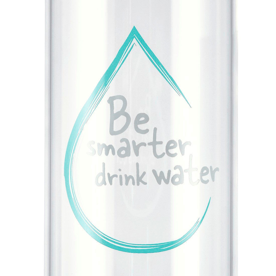 XAVAX 111471 "Water Power" Glass Drinking Bottle, 1 L, turquoise