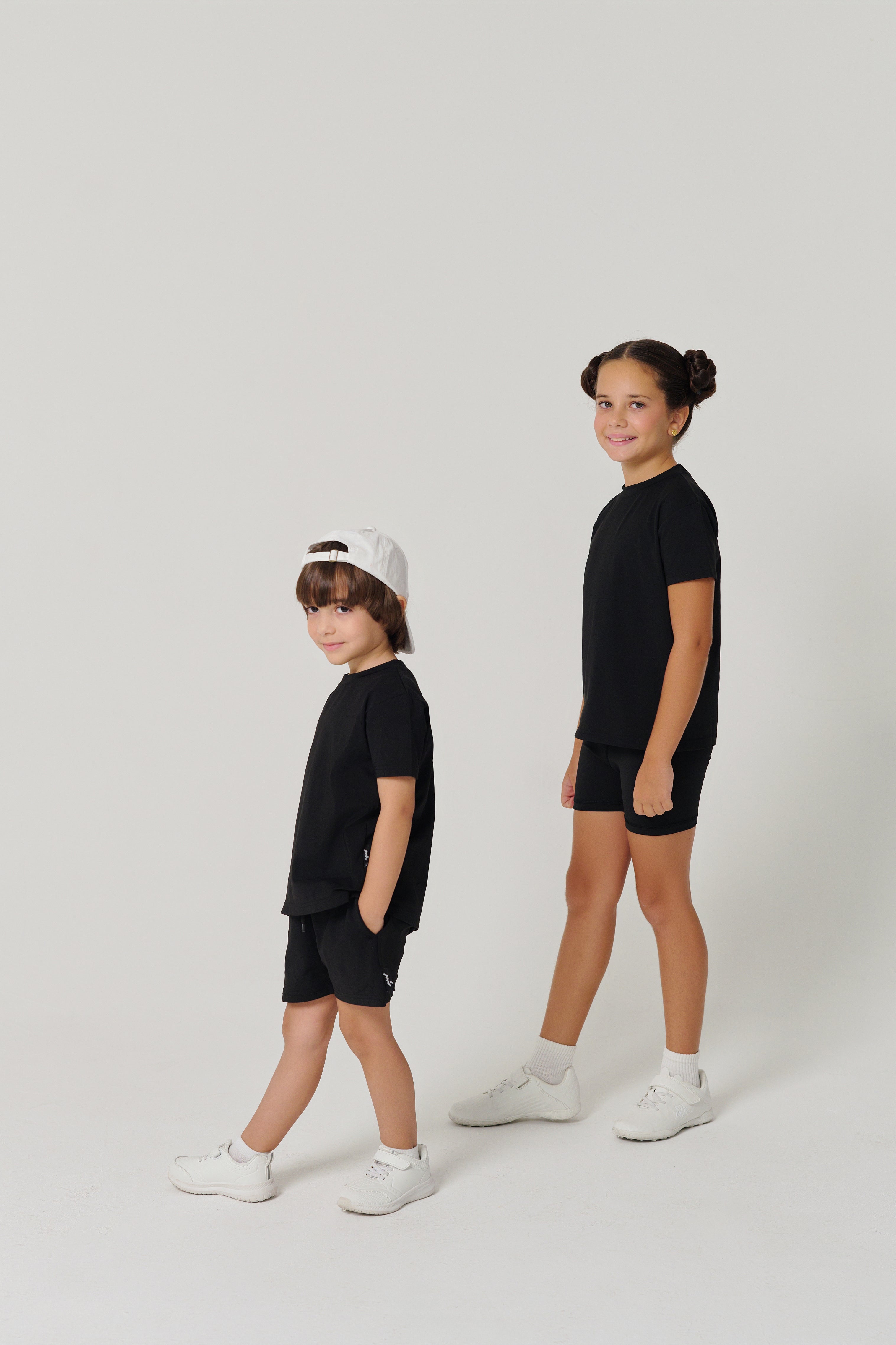 تي شيرت MULU Classic للأطفال (للجنسين) - أسود