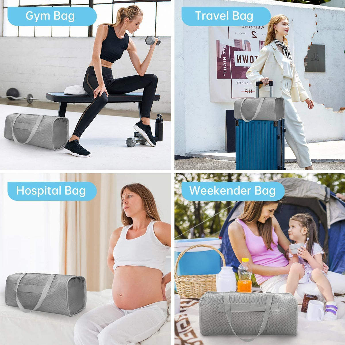 Toddler Airplane Travel Bed Airplane Seat Extender for Kids Portable Travel Bag